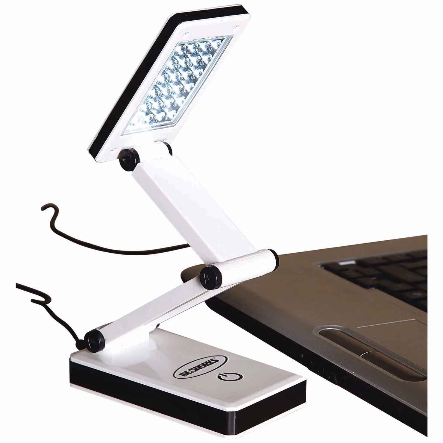 mysmartbuy Folding LED Touch Control Lamp in White with 24 LEDs for Reading and Task Lighting – 3