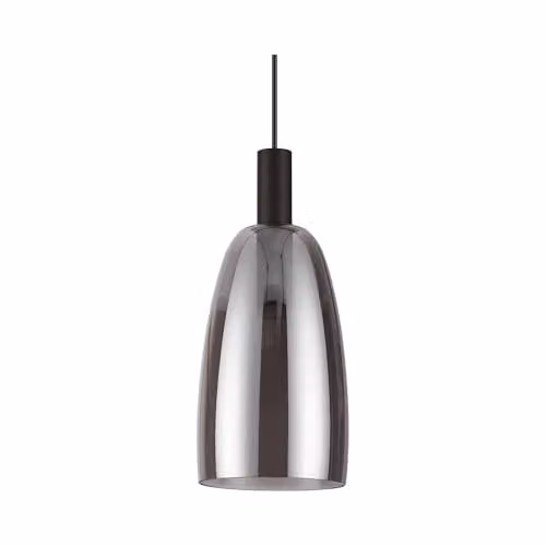 Netlighting Coco2 LED Dome Suspended Pendant Ceiling Light in Black and Copper with Warm White 3000K