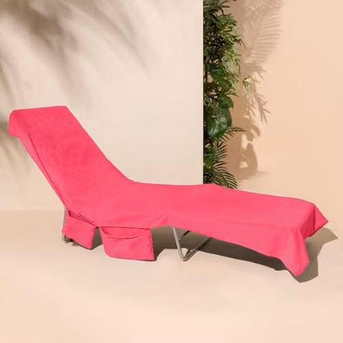 OHS Pink Microfibre Quick Dry Absorbent Beach Towel – 3