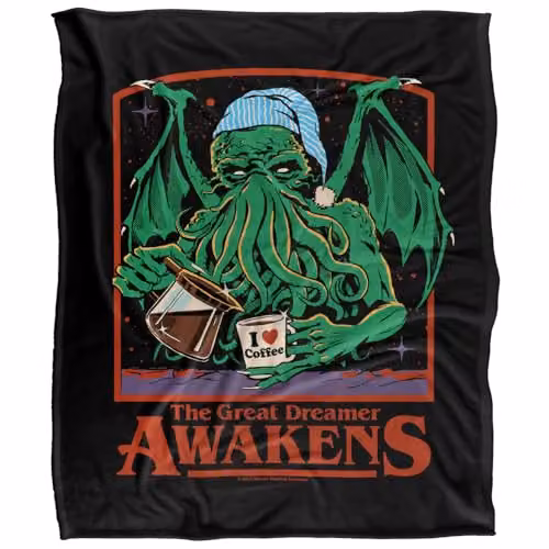Steven Rhodes The Great Dreamer Super Soft Fleece Throw Blanket, Multicolour, W/D/H: 152 x 127 cm – 5