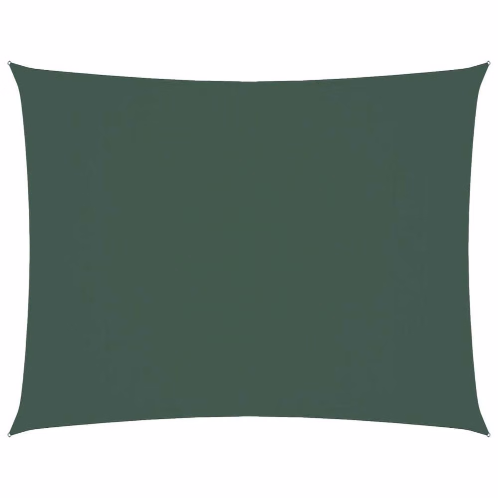 Berkfield Home Rectangular Oxford Fabric Sunshade Sail in Dark Green, W: 4.5 m, D: 3 m – 2
