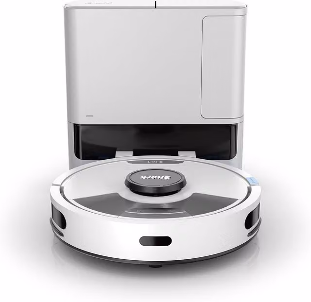 SharkNinja Matrix Plus 2-in-1 Self-Empty Robot Vacuum and Mop with App Control in White – 1