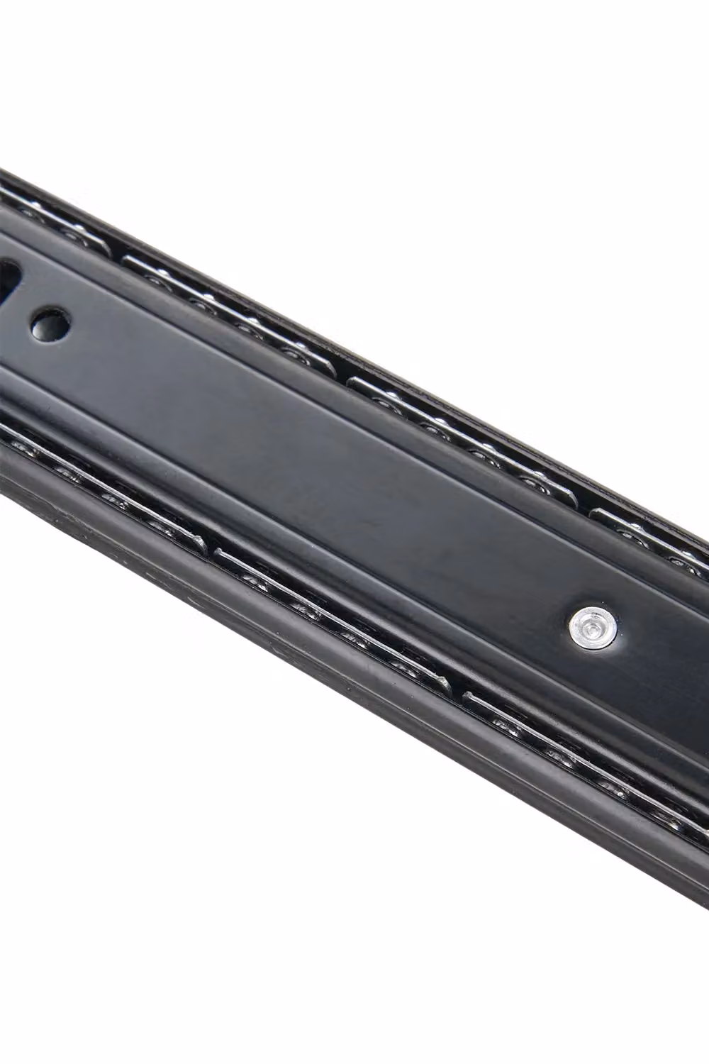 Living and Home Pair of Black Steel 3-Fold Soft-Close Ball Bearing Drawer Slides, Length: 30.48 cm – 3