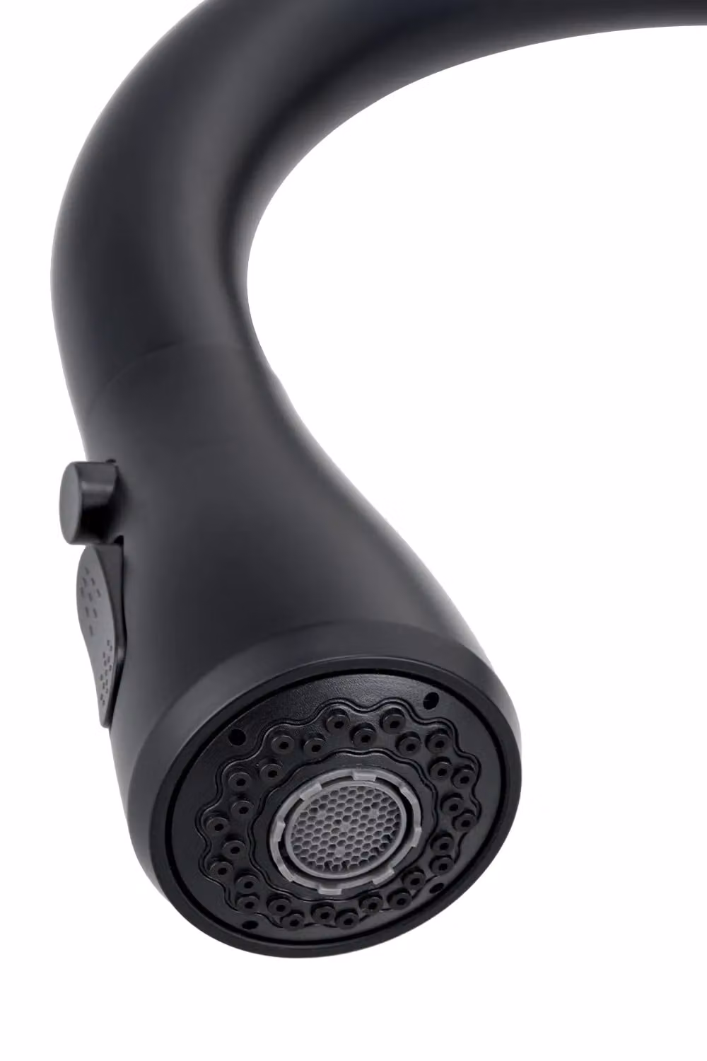 Living and Home Matt Black Sensor Kitchen Tap with Pull-Out Spout – 6