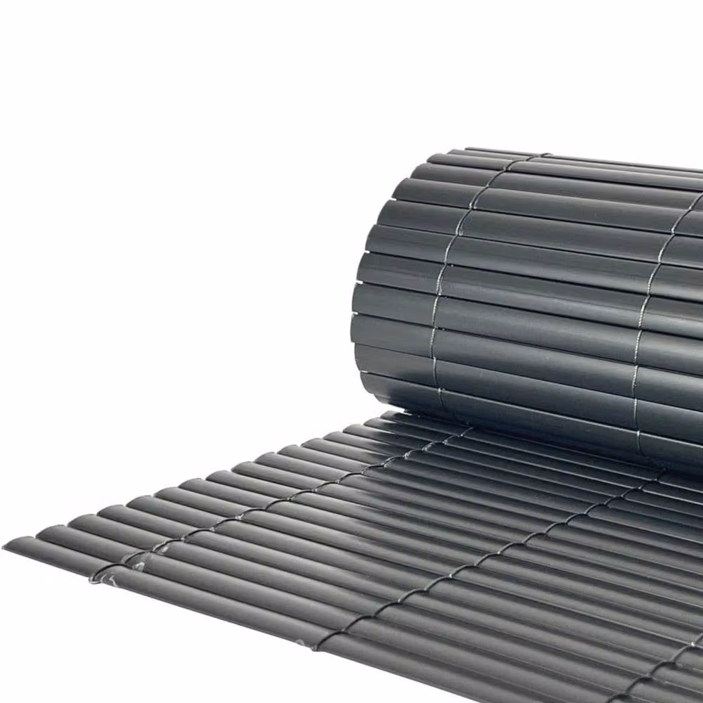 EONLION Grey PVC Outdoor Garden Fencing Matting, Height: 100 cm, Length: 500 cm – 3