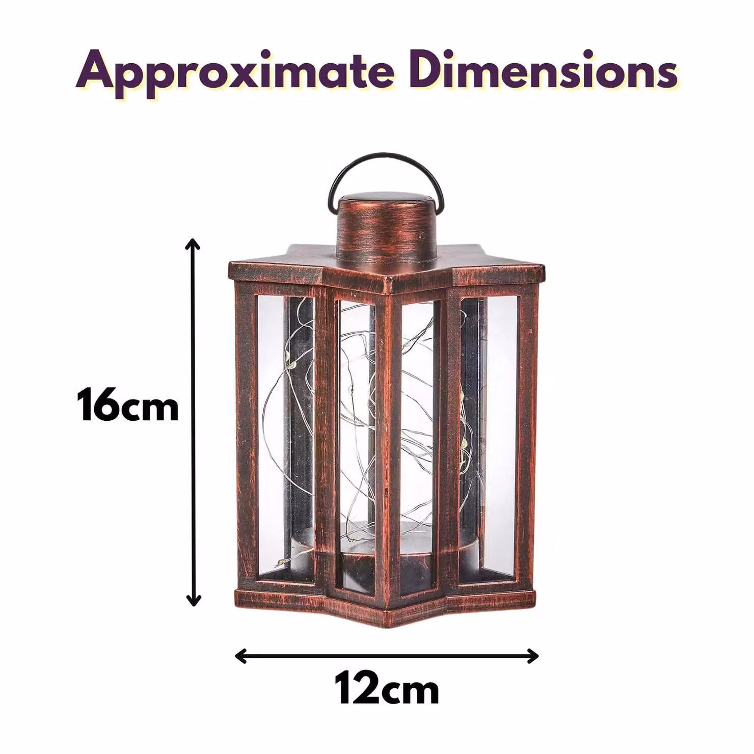 Marco Paul Solar Firefly Star Lanterns, 2 Pack, Bronze – 2
