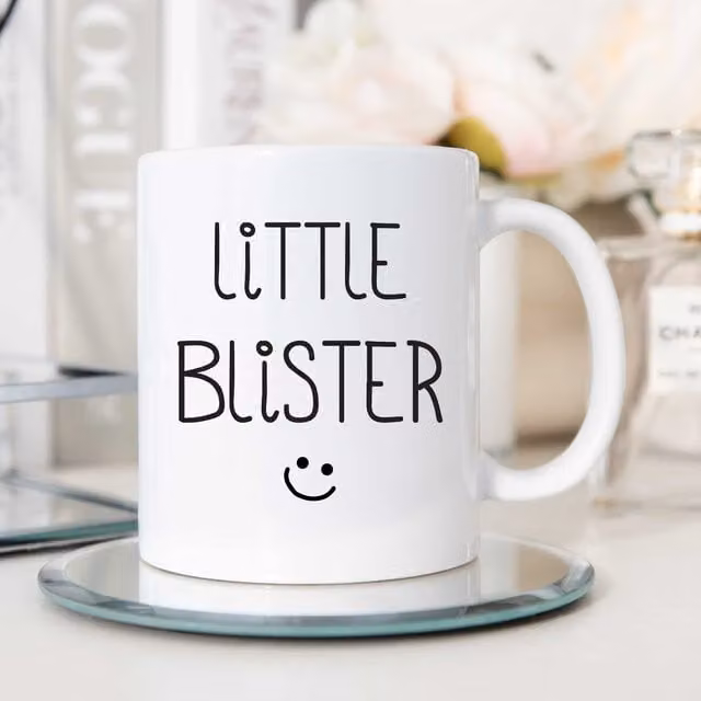60 SECOND MAKEOVER Little Blister Ceramic Mug in White