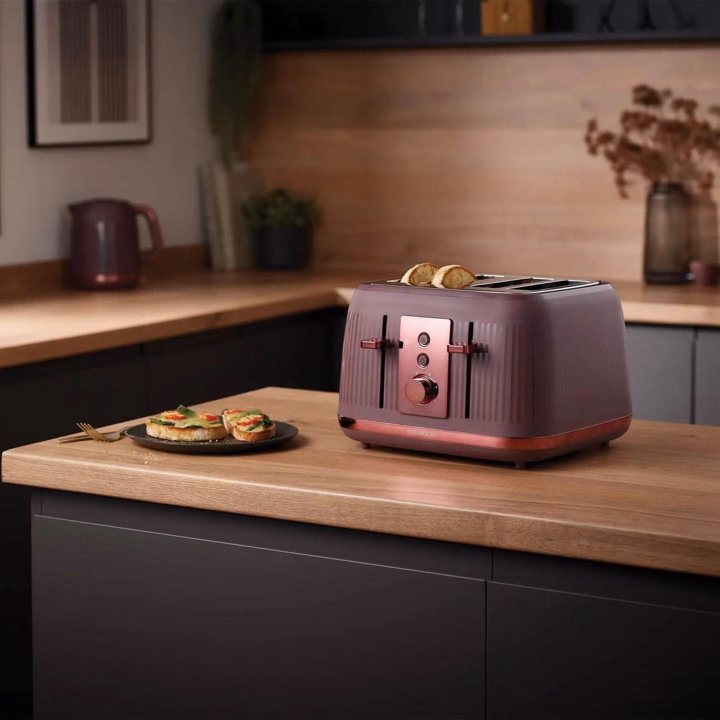 Kenwood 4 Slice Toaster in Purple – 3
