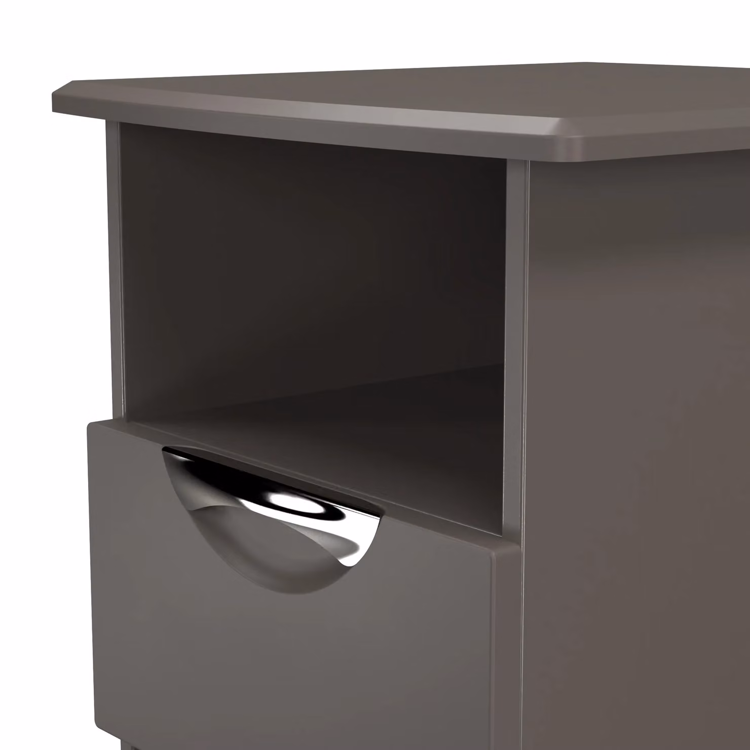 Ready Assembled 2 U Holborn Bottom Drawer Lamp Table in Black – 3
