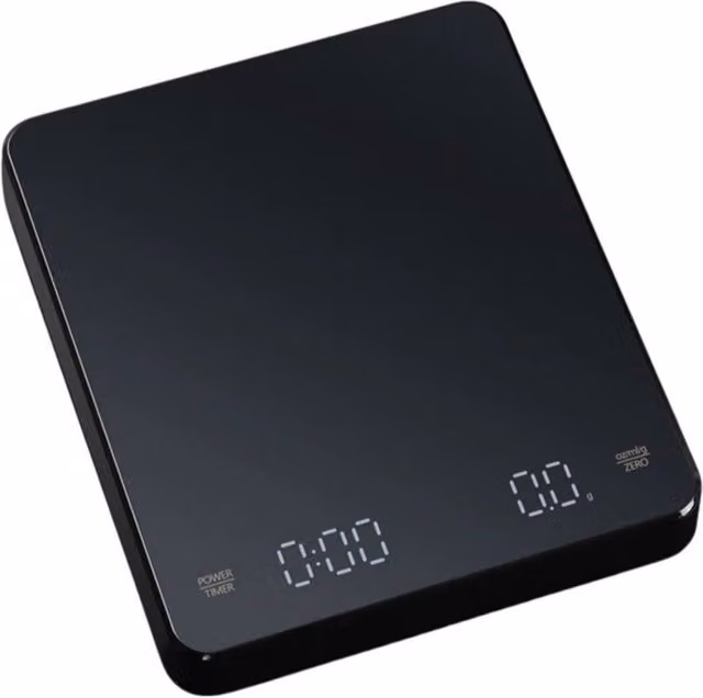 EONLION Digital Coffee Kitchen Scale with Timer and Digital Display, Black