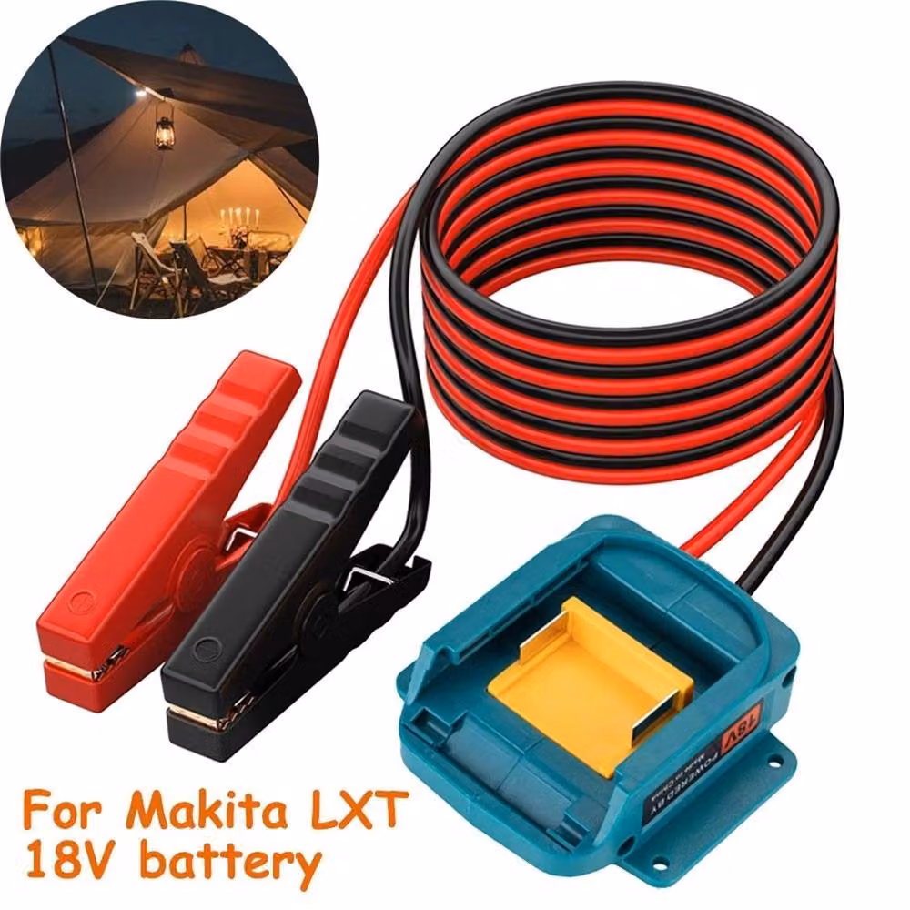 Nordara DIY Car Jump Starter Adapter for Makita 18V LXT Batteries, Multicolour – 3