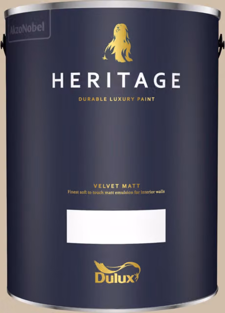Dulux Trade Heritage Matt Dispersion Paint in Ancient Sandstone, 5 l