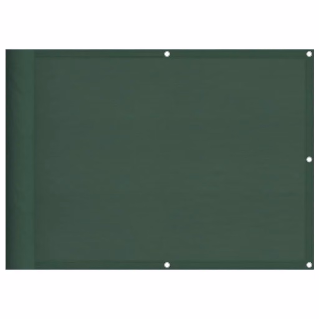 Berkfield Home Balcony Screen in Dark Green, 100% Polyester Oxford, W: 75 cm, L: 700 cm – 2