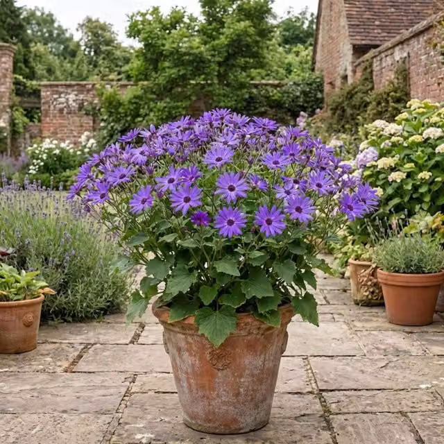 Plants By Post Senetti Violet Bedding Plant, Purple, 2L