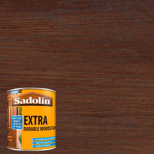 Sadolin Extra Durable Water Repellent Woodstain, Rosewood, 1 l