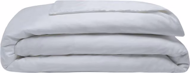 Belledorm 200 Thread Count Egyptian Blend Cotton Duvet Cover in Ocean Blue and White, Double