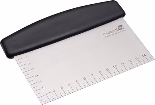 MasterClass Stainless Steel Dough Scraper in Silver, W: 15 cm, H: 7.5 cm, D: 7.5 cm
