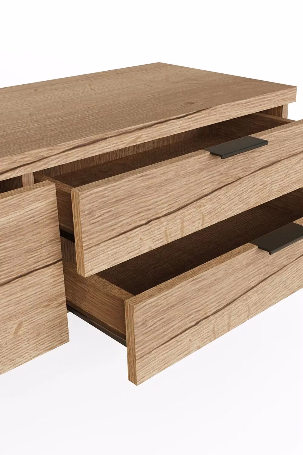 FWStyle Fisso Small TV Unit in Brown Cracked Oak – 4