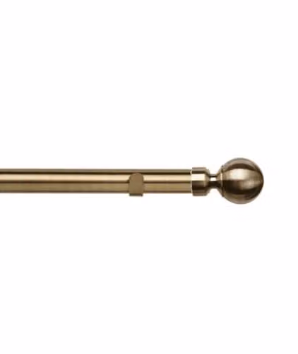 New Edge Blinds Bronze Curtain Pole Set