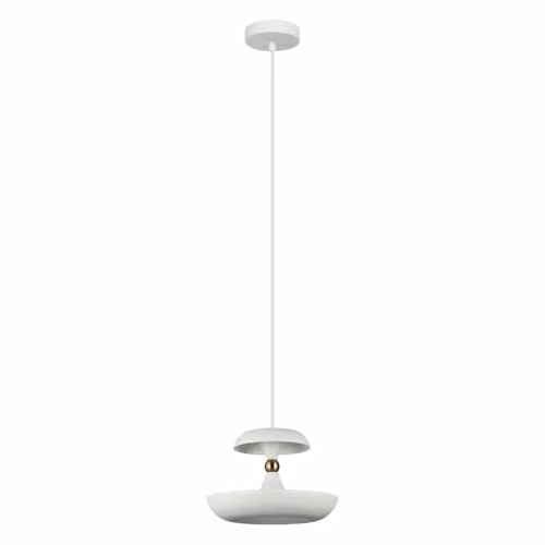 Netlighting Marina Modern White Pendant Ceiling Light with E27 Socket