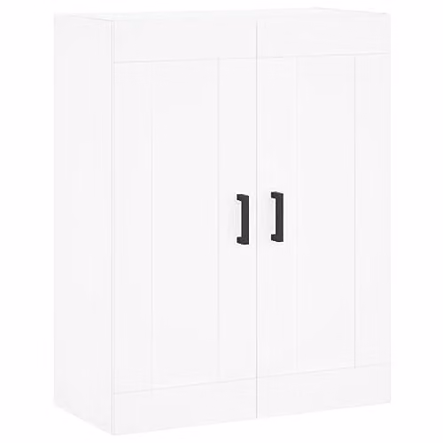 vidaXL Wall Mounted Cabinet in White MDF, W/D/H: 69.5 x 34 x 90 cm – 1