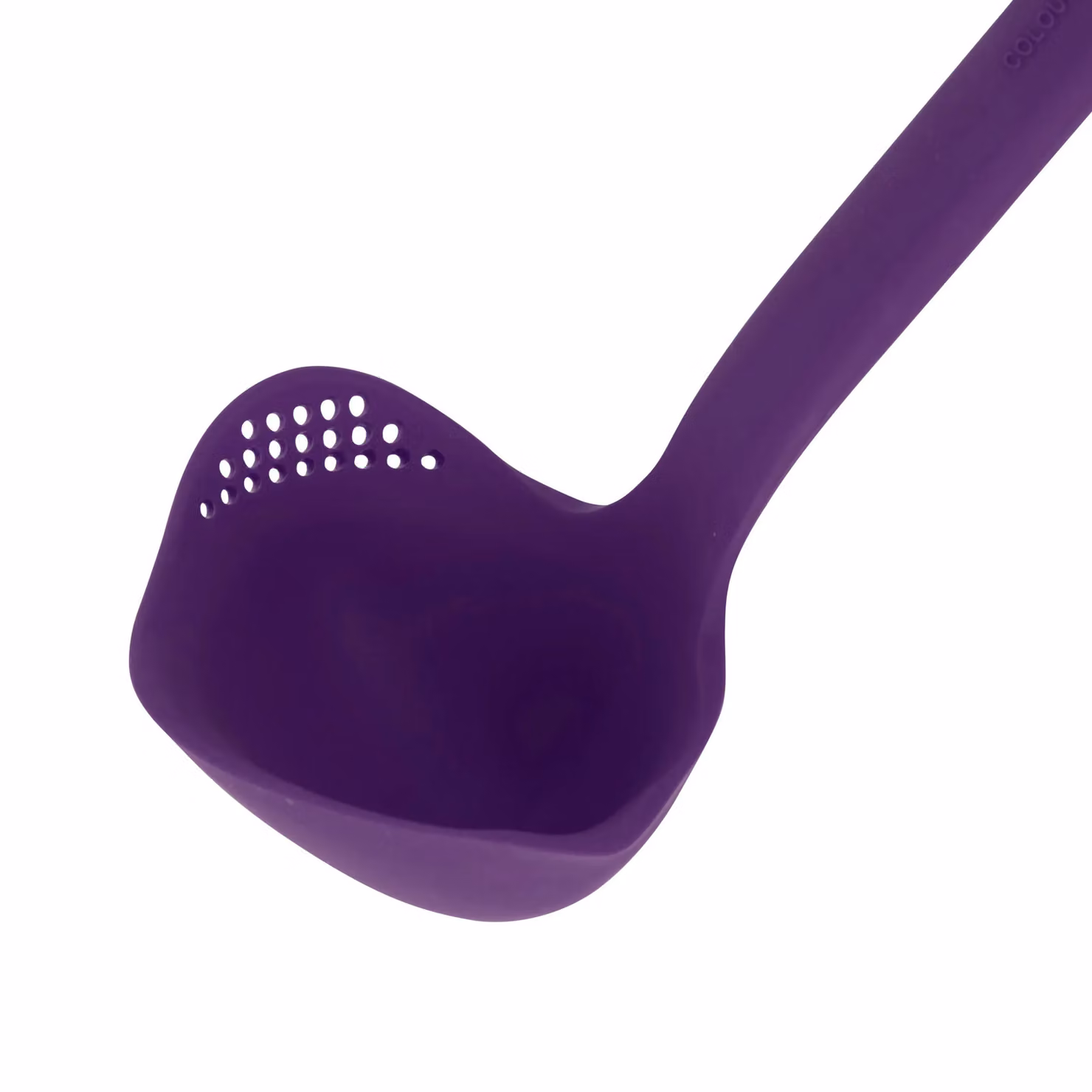 Colourworks Purple Silicone Ladle, 27 cm – 6