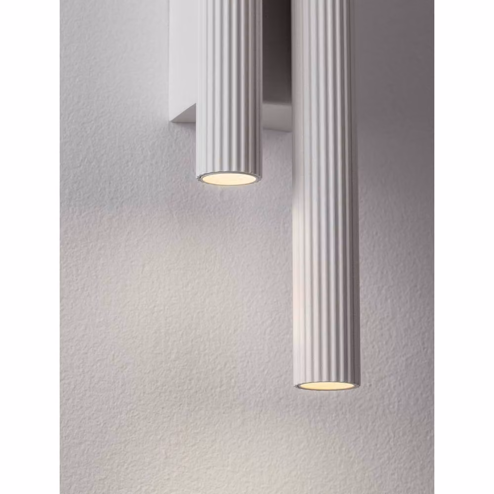 Nova Luce Paron Up & Down LED Wall Lamp, White Aluminium, 15W, 715lm, 3000K – 2