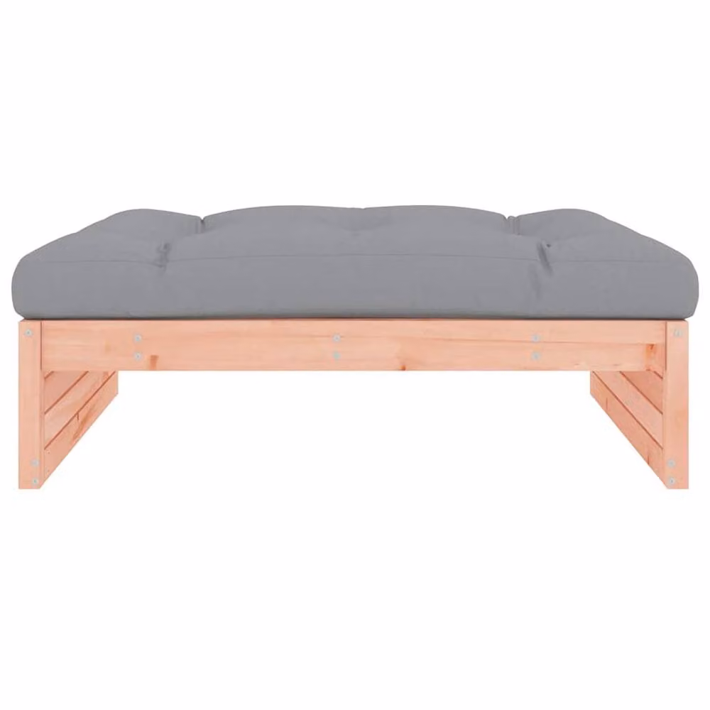 Berkfield Home Garden Footstool in Brown Solid Wood W/D: 120 x 80 cm – 3