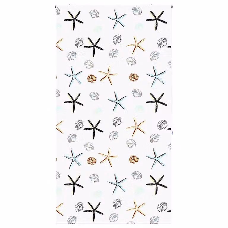 Berkfield Home Shower Roller Blind, White, W: 130 cm, H: 240 cm