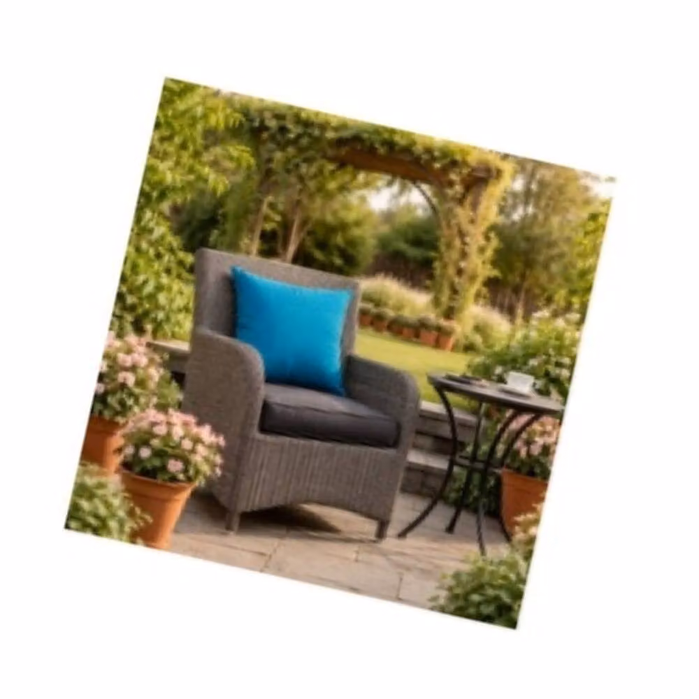 Glendale Garden & Leisure Ltd Turquoise Square Scatter Cushion – 1