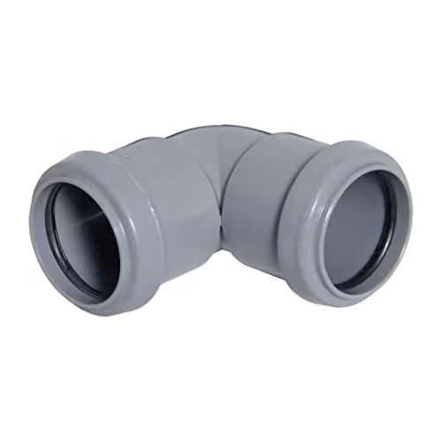 FloPlast 32mm Grey Pushfit Waste Pipe Bend