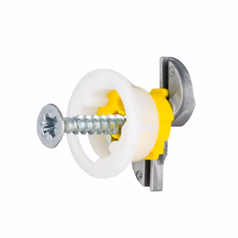 Gripit 15mm Plasterboard Cavity Wall Anchors, 100 Pack, Yellow