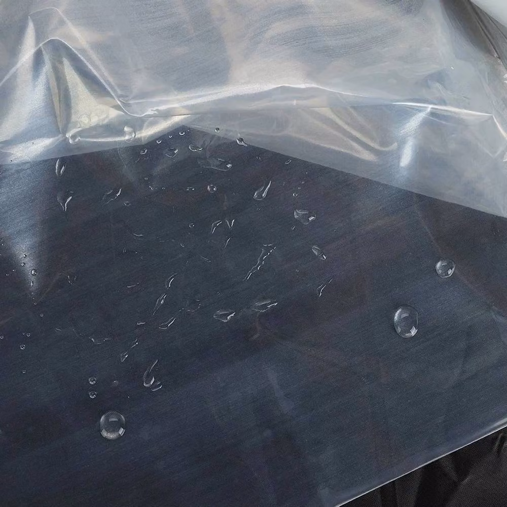 NESTLUNE Heavy Duty Clear Polythene Plastic Sheet Roll, 1.25kg – 4