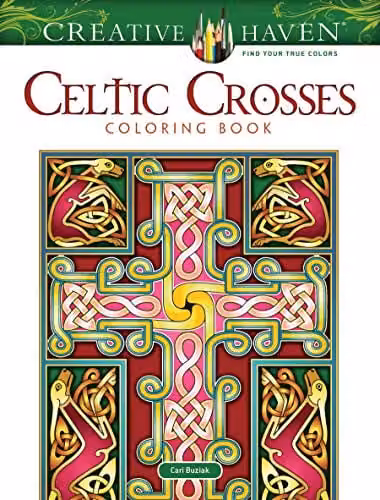 Dover Creative Haven Celtic Crosses Colouring Book