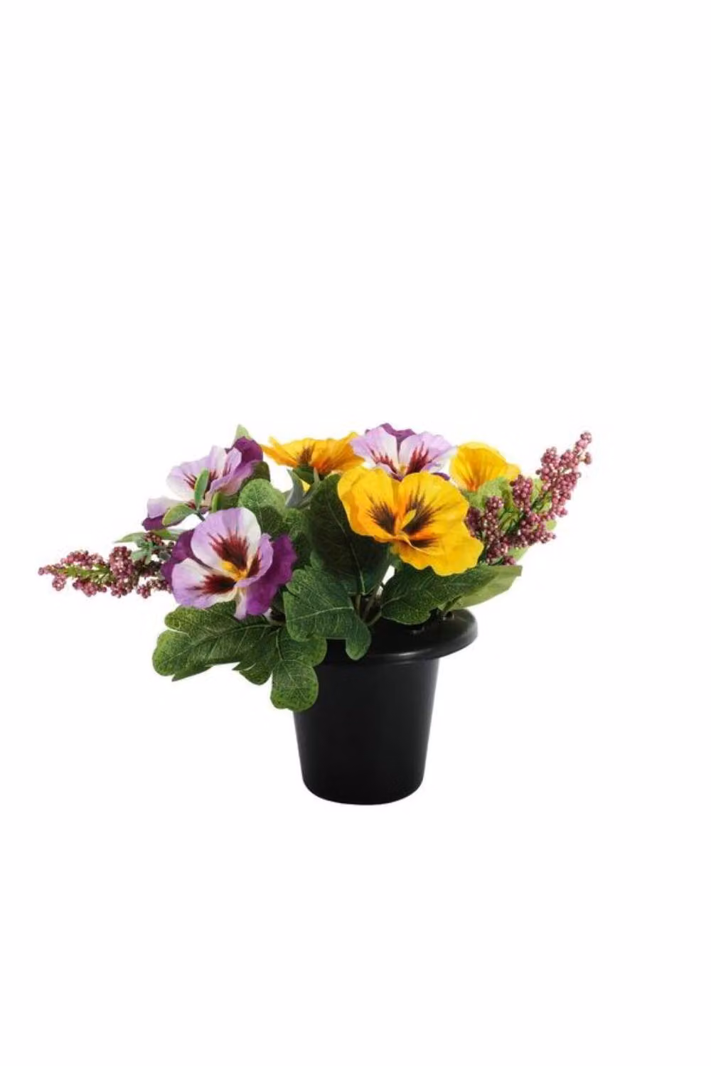 KDMD Essential Yellow and Purple Pansy Remembrance Pot – 2