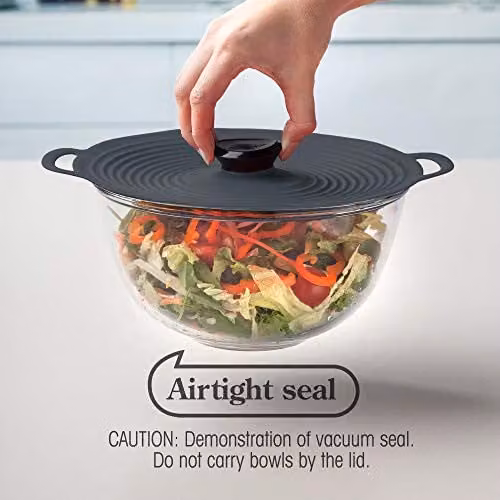 Zeal Classic Airtight Silicone Self Sealing Storage Lid, 28cm, Dark Grey – 4