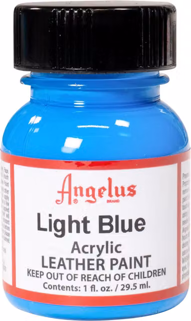 Angelus Acrylic Leather Paint Standard Colour Light Blue 29.57 ml