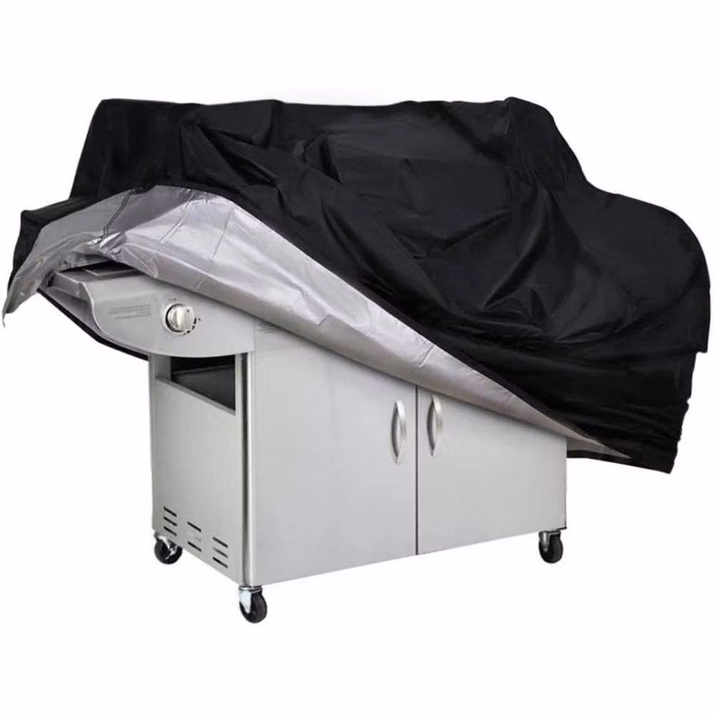 SPETLEK Heavy Duty Waterproof BBQ Grill Cover in Black, W: 100 cm, D: 60 cm – 2