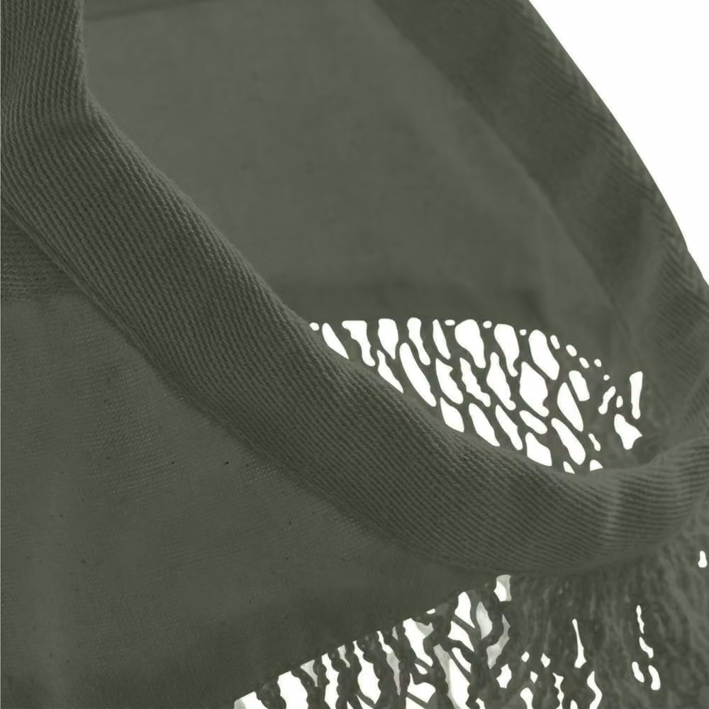 Westford Mill Cotton Mesh Grocery Bag in Green, W/D/H: 41.0 x 38.0 x 10.0 cm – 2