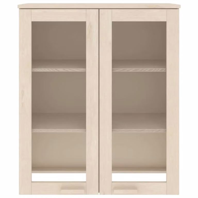 Berkfield Home HAMAR Highboard Top in Honey Brown Solid Pine Wood, W/D/H: 85 x 35 x 100 cm