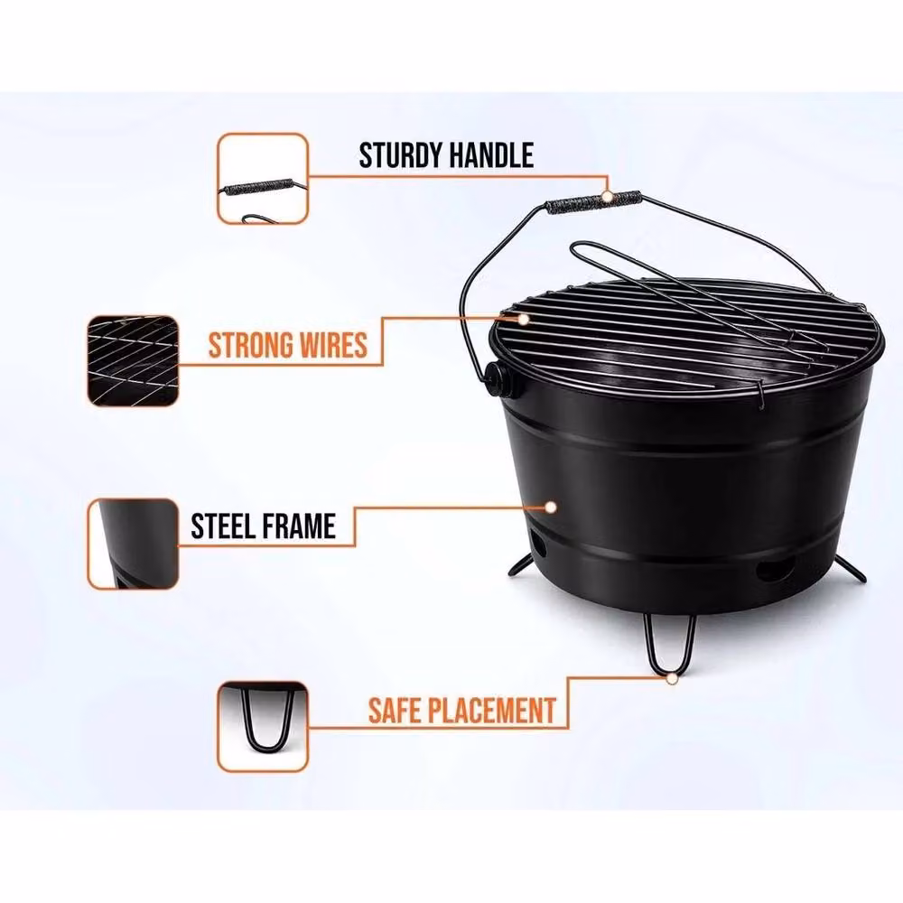 SPETLEK Black Kettle Charcoal BBQ Grill – 3