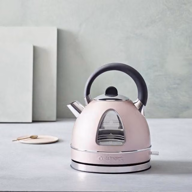 Cuisinart CTK17PU Stainless Steel Kettle with Limescale Filter, 1.7 l, Pink