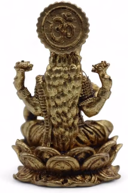 KDMD Bronze Buddha Miniature Metal Statue