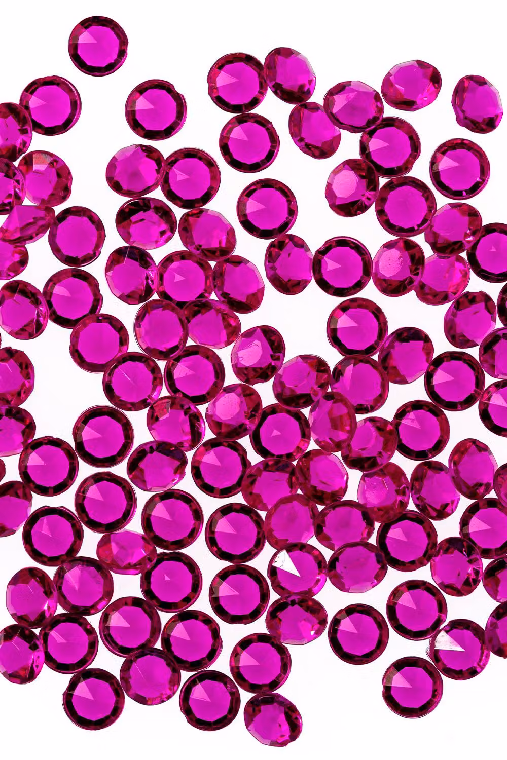 Neel Blue Acrylic Rhinestone Table Confetti Scatters, 6000pcs, Fuchsia and Blue – 3