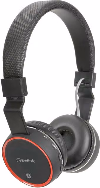 AV:LINK Wireless Bluetooth Noise Cancelling Headphones - Black