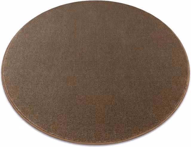 RugsX Round Seduction Rug in Brown, Diameter: 100 cm – 1