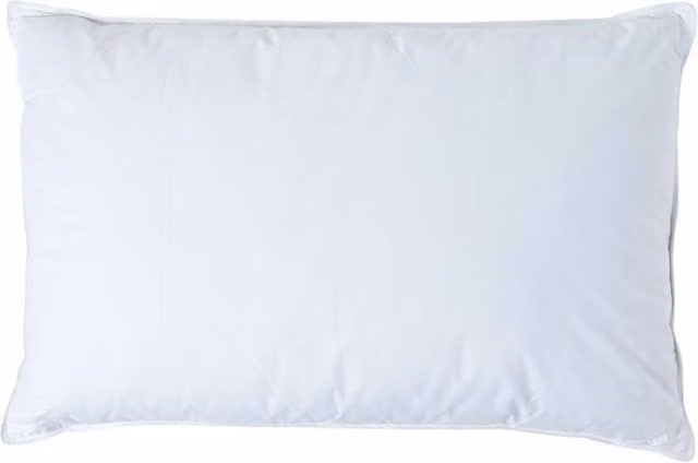 Homescapes Ultraplume White Duck Feather Pillow with Cotton Cover