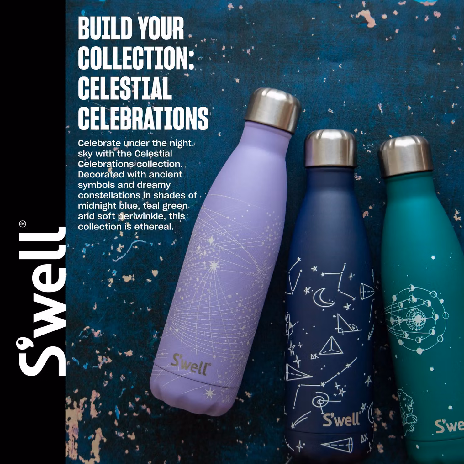 S'well Vacuum-Insulated Stainless Steel Drinks Bottle, Green, 500ml – 9