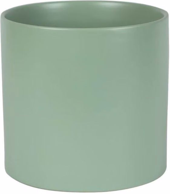 KDMD Hortus Sofia Matt Sage Ceramic Pot in Light Green – 1
