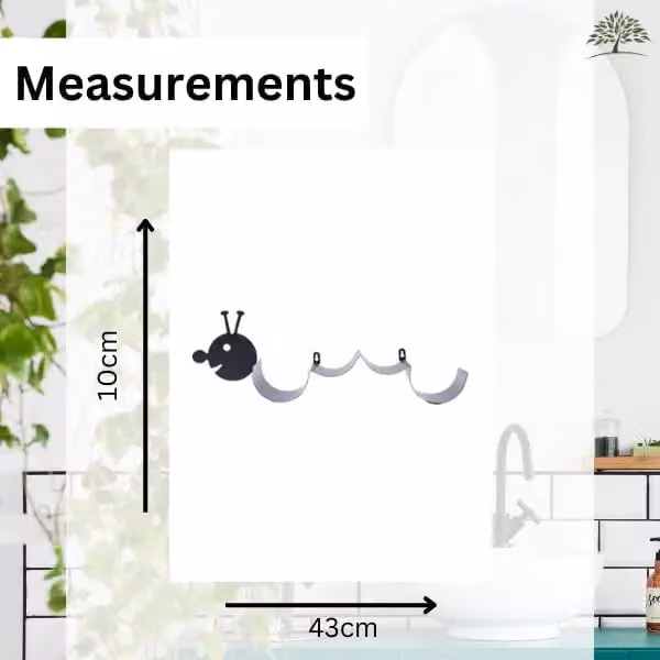 Marco Paul Caterpillar Metal Wall Mounted Toilet Roll and Spare Roll Holder, Black – 2